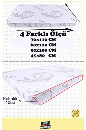 Bebek ve Çocuk Yatağı Sünger Park Yatak Anne Yanı Ultra Lüx Full Ortopedik