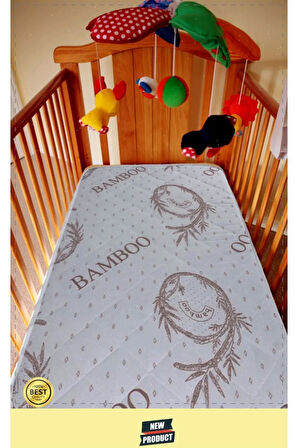 Anne Yanı Ortopedik Bambu Bebek ve Çocuk Yatağı