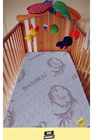 Anne Yanı Ortopedik Bambu Bebek ve Çocuk Yatağı