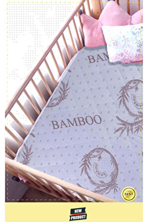 Ortopedik Sünger Bamboo Bebek Yatak Beşik Park Yatağı
