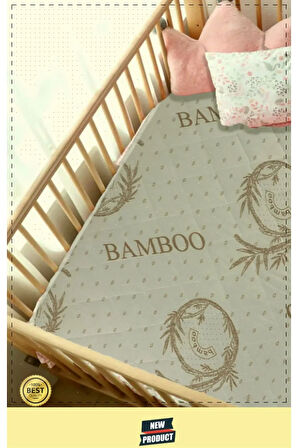 Ortopedik Sünger Bamboo Bebek Yatak Beşik Park Yatağı
