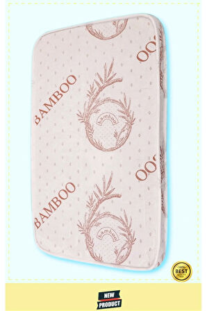 Bamboo Ortopedik Sünger Bebek Çocuk Yatağı Anne Yanı Bebek Yatak