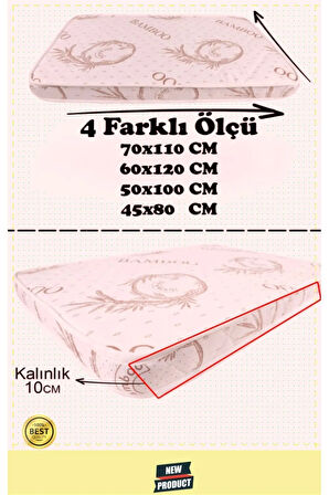 Lüks Bebek Ve Çocuk Yatak, Beşik Yatağı, Park Yatak, Ortopedik Sünger Yatak