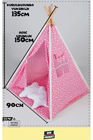 Eğitici Oyun Arkadaşı Kızılderili Pamuklu Çocuk Oyun Çadırı Kutulu Kız Erkek Egitici Oyuncaklar