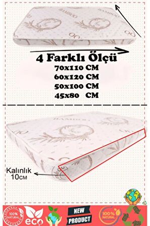 Ortopedik Bebek Yatagı Premium Park Yatak Anne Yanı Bebek Yatak