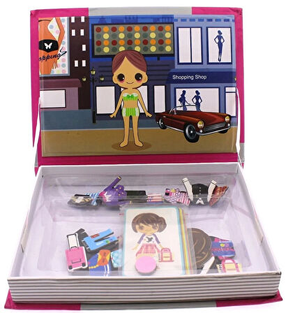 Eğitici Oyuncak Manyetik Puzzle Kitap 71 Parça Kız Erkek Çocuk Eğitici