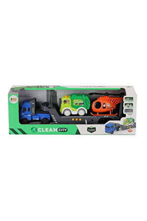 Kız Çocuk Oyuncak Erkek Çocuk Oyuncak A8341-2632-22629A-6 Sesli Taşıyıcı Tır Eğitici Oyuncaklar