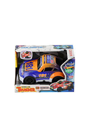 Kız Çocuk Oyuncak Erkek Çocuk Oyuncak JU688-32-31 Neon LEDli Yarış Arabası -Birliktoys Eğitici Oyunc