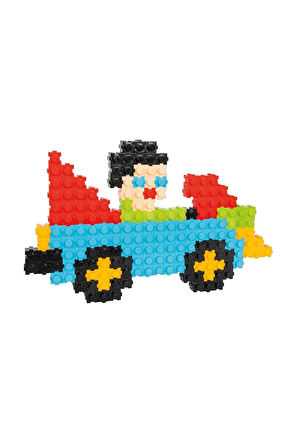 Kız Çocuk Oyuncak Erkek Çocuk Oyuncak 03 296 Çıt Çıt Bloklar 224 Parça -Oyuncak Eğitici Oyuncaklar