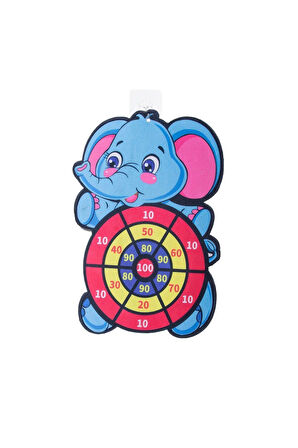 Kız Çocuk Oyuncak Erkek Çocuk Oyuncak 07 981 Ayaklı Cırt Cırtlı Dart Oyunu -Oyuncak Eğitici Oyuncakl