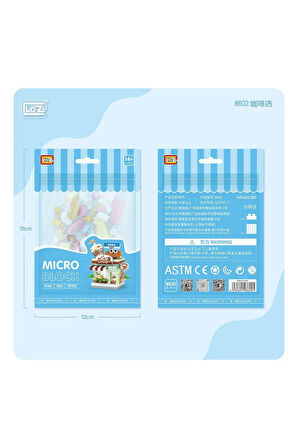 Kız Çocuk Oyuncak Erkek Çocuk Oyuncak LZ8602 LOZ Blok Oyuncak Mini Poşet -Vagonlife - 1adet Stokta O