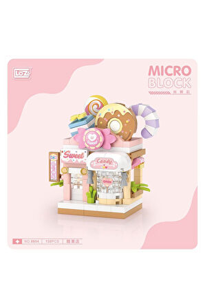 Kız Çocuk Oyuncak Erkek Çocuk Oyuncak LZ8604 LOZ Blok Oyuncak Mini Poşet -Vagonlife - 1adet Stokta O