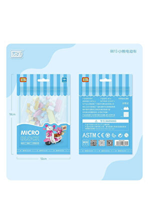 Kız Çocuk Oyuncak Erkek Çocuk Oyuncak LZ8613 LOZ Blok Oyuncak Mini Poşet -Vagonlife Eğitici Oyuncakl