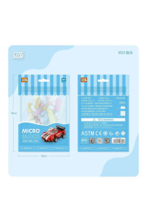 Kız Çocuk Oyuncak Erkek Çocuk Oyuncak LZ8622 LOZ Blok Oyuncak Mini Poşet -Vagonlife Eğitici Oyuncakl