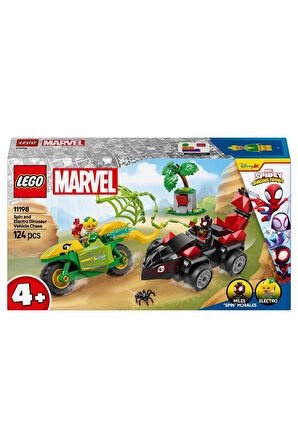 Kız Çocuk Oyuncak Erkek Çocuk Oyuncak Spidey ve İnanılmaz Arkadaşları Spin ve Electro Dinozor Aracı