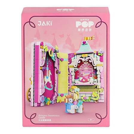 Eğlenceli Oyuncak JK2180 Jaki Sissi'nin Eğlence Parkı 3IN1 Blok Seti -Vagon life Kız Erkek Çocuk Eğitici Öğretici Oyun