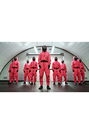 Eğitici Öğretici Çocuk Oyuncaklar Squıd Game Işıklı Maske ışık efektli (ışık fonksiyonlu) Yuvarlak S