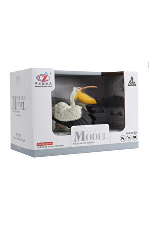 Kız Çocuk Oyuncak Erkek Çocuk Oyuncak Kutulu Model Figür Hayvan Pelikan Eğitici Oyuncaklar