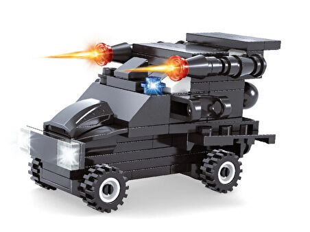 Eğlenceli Oyuncak Ausini Titan Form Heroes-3 Patrol 56 Parça Kız Erkek Çocuk Eğitici Eğitici Oyunc