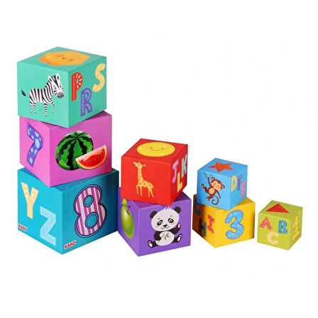 Kız Erkek Çocuk Oyuncak 30628 Kanz Eğitici Denge Kule Oyunu Kız Erkek Çocuk Eğitici