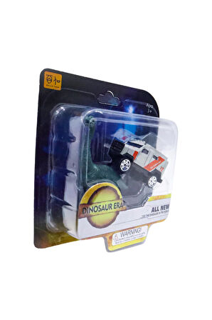 Kız Çocuk Oyuncak Erkek Çocuk Oyuncak Die Cast Metal Jip ve Brontosaurus Eğitici Oyuncaklar