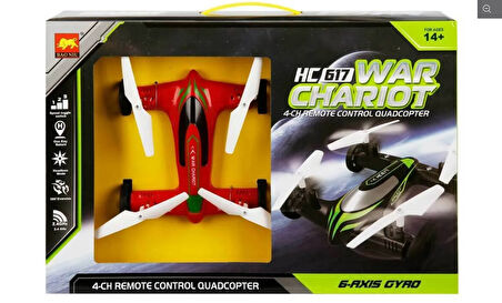 Eğlenceli Oyuncak Uzaktan Kumandalı Şarjlı Siyah Araba / Quadcopter Kız Erkek Çocuk Eğitici Eğitic