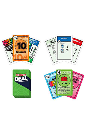 Kız Çocuk Oyuncak Erkek Çocuk Oyuncak G0351 MonopDeal Eğitici Oyuncaklar