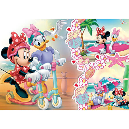 Eğitici Oyuncak MIN709 KS Minnie / 50 Parça Puzzle Kız Erkek Çocuk Eğitici
