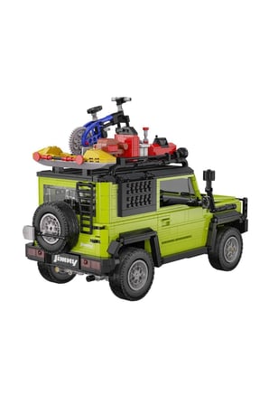 Kız Çocuk Oyuncak Erkek Çocuk Oyuncak C62001W CADA Jimny Jeep Blok Seti -Vagon life Eğitici Oyuncakl