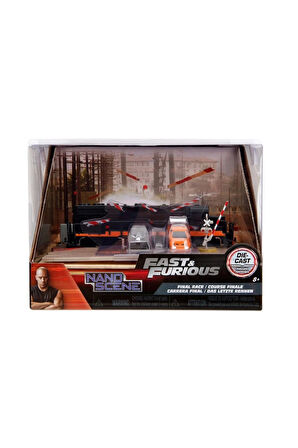 Kız Çocuk Oyuncak Erkek Çocuk Oyuncak Jada Fast & Furious Nano Train Scene Diorama Eğitici Oyuncakla