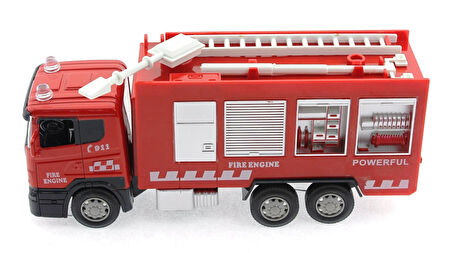Kız Erkek Çocuk Oyuncak Die Cast Sürtmeli Söndürücü İtfaiye Aracı Kız Erkek Çocuk Eğitici Eğitici Oyunca