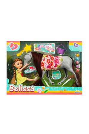 Kız Çocuk Oyuncak Erkek Çocuk Oyuncak 2981 Belissa’nın Süslü Atı 15cm Eğitici Oyuncaklar