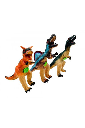 Kız Çocuk Oyuncak Erkek Çocuk Oyuncak PLASTİK SESLİ DİNAZOR - 1adet Stokta Olan Gönderilir Eğitici O