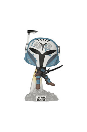 Kız Çocuk Oyuncak Erkek Çocuk Oyuncak Funko POP: The Mandalorian-Katan w/Darksaber and Jet Pack Eğit