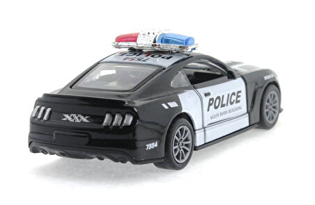 Eğitici Oyuncak Die Cast Çek Bırak Metal Siyah Polis Arabası Kız Erkek Çocuk Eğitici Eğitici Oyu