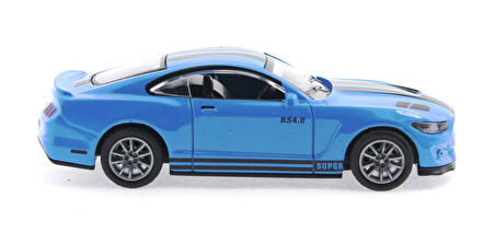 Kız Erkek Çocuk Oyuncak Die Cast Çek Bırak Metal Mavi Spor Araba Kız Erkek Çocuk Eğitici