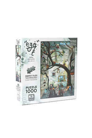 Kız Çocuk Oyuncak Erkek Çocuk Oyuncak KS Games Father Puzzle 1000 Parça 20731 Eğitici Oyuncaklar