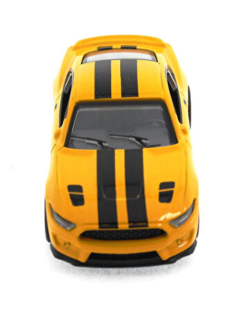 Eğitici Oyuncak Die Cast Çek Bırak Metal Sarı Spor Araba Kız Erkek Çocuk Eğitici