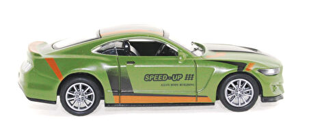 Eğlenceli Oyuncak Die Cast Çek Bırak Metal Yeşil Yarış Arabası Kız Erkek Çocuk Eğitici Eğitici Oyu