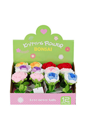 Kız Çocuk Oyuncak Erkek Çocuk Oyuncak FL-5 Kroşe Örgü Şakayık Çiçek -Birliktoys Eğitici Oyuncaklar