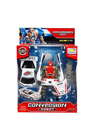 Kız Çocuk Oyuncak Erkek Çocuk Oyuncak 1:32 Sesli ve Işıklı Dönüşebilen Robot Eğitici Oyuncaklar