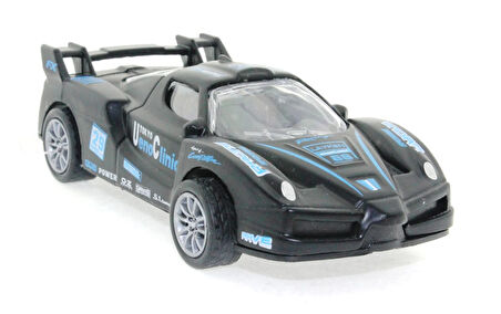 Eğlenceli Oyuncak Die Cast Çek Bırak Metal Siyah Yarış Arabası 88 Kız Erkek Çocuk Eğitici Eğitici
