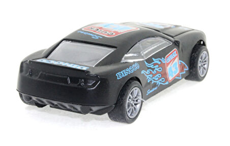 Kız Erkek Çocuk Oyuncak Die Cast Çek Bırak Metal Siyah Yarış Arabası 43 Kız Erkek Çocuk Eğitici Eğitici