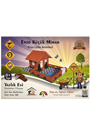 Kız Çocuk Oyuncak Erkek Çocuk Oyuncak Minyatür Tuğla Yazlık Evi - 04004EN Eğitici Oyuncaklar