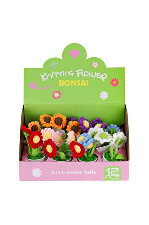 Kız Çocuk Oyuncak Erkek Çocuk Oyuncak FL-3 12Lİ Kroşe Örgü Ayçiçeği -Birliktoys Eğitici Oyuncaklar