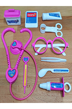 Eğitici Öğretici Çocuk Oyuncaklar Mavi Doktor Seti Pembe Doktor Seti Ikisi Birarada