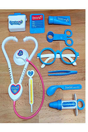 Eğitici Öğretici Çocuk Oyuncaklar Mavi Doktor Seti Pembe Doktor Seti Ikisi Birarada