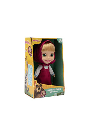 Kız Çocuk Oyuncak Erkek Çocuk Oyuncak MHA41000 Maşa ve Koca Ayı - 23cm Masha Doğum Günü Bebeği Eğiti