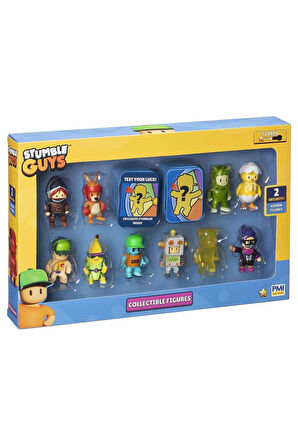 Kız Çocuk Oyuncak Erkek Çocuk Oyuncak PMI SG2280 Stumble Guys Delüks Set 12li -Necotoys Eğitici Oyun