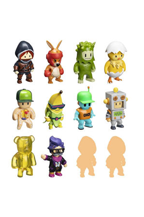 Kız Çocuk Oyuncak Erkek Çocuk Oyuncak PMI SG2280 Stumble Guys Delüks Set 12li -Necotoys Eğitici Oyun